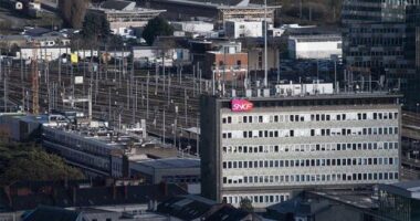 The man was fined for using his speakerphone at a French train station.