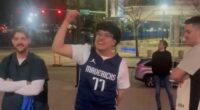 Mavs fans go into meltdown over Luka Doncic-Anthony Davis deal as they mourn outside American Airlines Arena