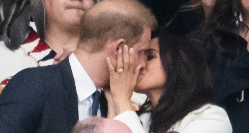 Meghan Markle eager to prove she's adoring wife - with breathless sighs, face holding and intimate kisses - after Donald Trump's comments, says body language expert