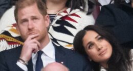 Meghan Markle is 'lowering her status' to make Prince Harry look like a 'hero' with her 'limpet cling' shoulder nuzzles and arm hugs at Invictus Games, body language expert claims