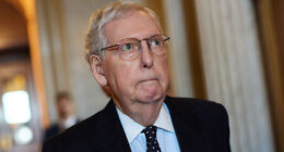 Mitch McConnell, 82, falls down stairs & senators rush to help just weeks after scary tumble left him bloody and bruised