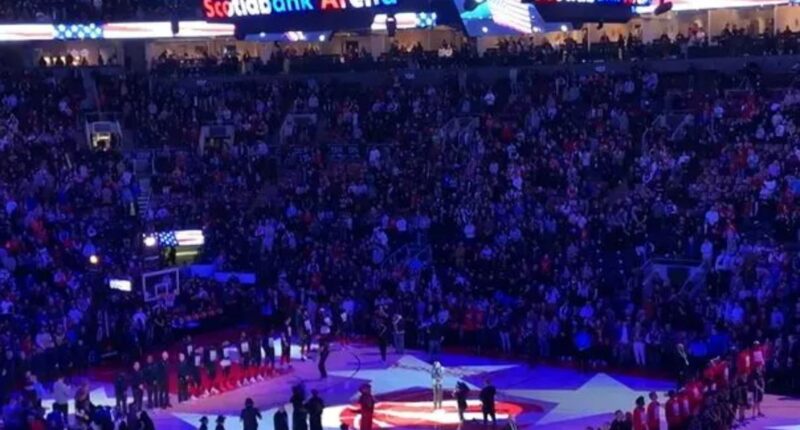 Moment Canadians BOO US anthem at NHL & NBA games after Trump tariffs…but Canadian Shopify billionaire blames Trudeau