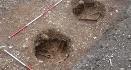 Mystery Iron Age skeletons discovered in bizarre seated positions & facing same direction at ancient burial site