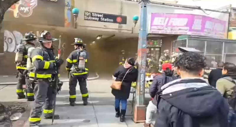 New York subway fire: 18 injured after track fire, Washington Heights, NYC station fills with smoke