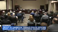 Oakbrook Terrace Police Department officers make vote of no confidence for Police Chief Casey Calvello, Deputy Chief David Clark