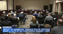 Oakbrook Terrace Police Department officers make vote of no confidence for Police Chief Casey Calvello, Deputy Chief David Clark