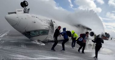 Outrage over passengers 'selfish' behavior after Delta plane crash at Toronto Pearson Airport