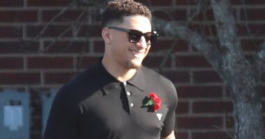 Patrick Mahomes attends grandfather's funeral as Chiefs QB is seen for first time since Super Bowl defeat