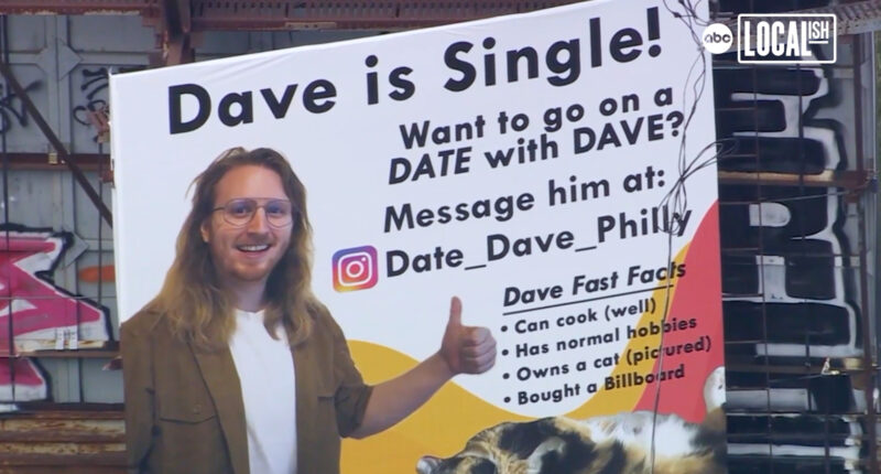 Philadephia man rents billboard to find a date