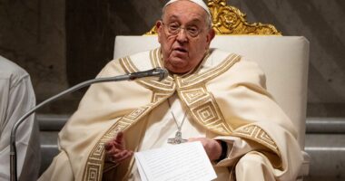 Pope Francis wrote resignation letter 12 YEARS AGO for if he became too ill to serve as Vatican say he’s ‘critical’