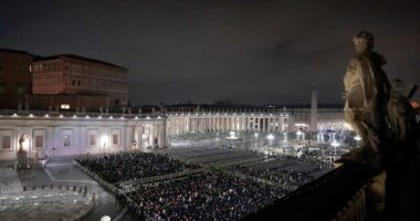 Pope continues recovery, sleeps well as Vatican launches marathon prayers and allies cheer him on