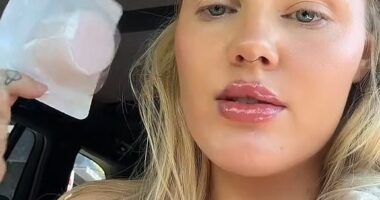 Kayla Jade, 30, a popular adult star who lives in Australia, shared how she uses a sponge with a client when she is on her period