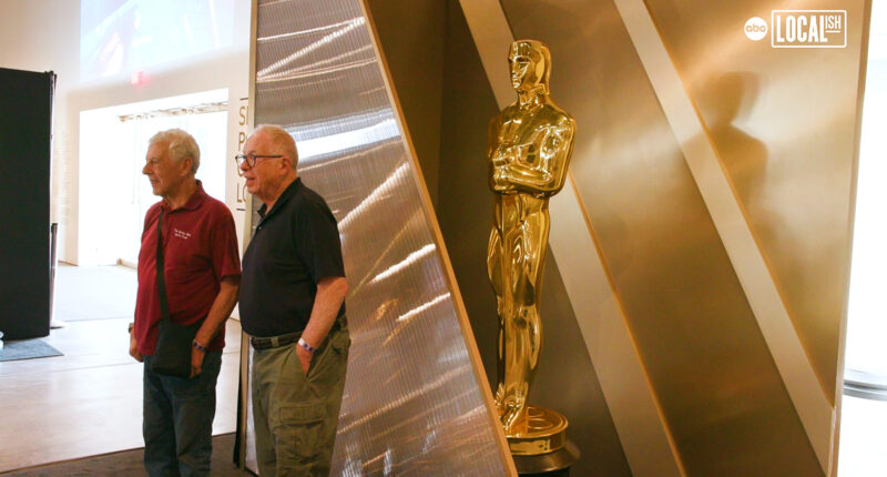 Pose with an Oscar statue at the Academy Museum of Motion Pictures