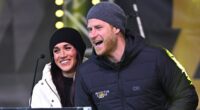 Prince Harry and Meghan sip on beers at Invictus Games welcome party in Whistler before Meghan is caught off guard by her husband joking to the crowd that she will sing on stage