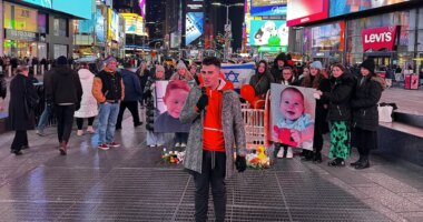 Pro-Israel influencer says Bibas memorial in NYC 'brought out the worst' in antisemites