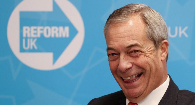 Reform TOPS bombshell new poll and pushes Labour off top spot as Nigel Farage ‘signals new era for British politics’