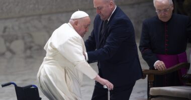 Rehearsals for Pope’s funeral ‘underway’ at Vatican after Pontiff ‘fears he won’t survive’ double pneumonia