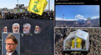 Sacked anti-Zionist Brit professor attends Hezbollah leaders' funeral