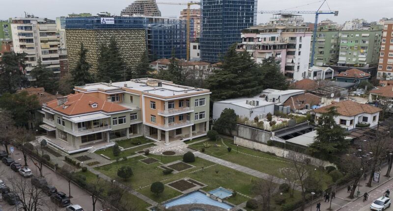 See how a brutal communist Albanian dictator lives: Tourists to flock to home of Enver Hoxha as it is transformed into new attraction - and features some VERY saucy books in his library