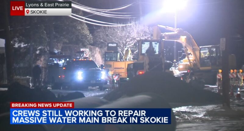 Skokie water main break update: Boil order for Skokie, Evanston water enters 2nd day as crews work on repairs