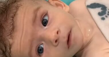 Subtle sign in baby's eyes that revealed he had brain cancer... in video taken just one day before diagnosis