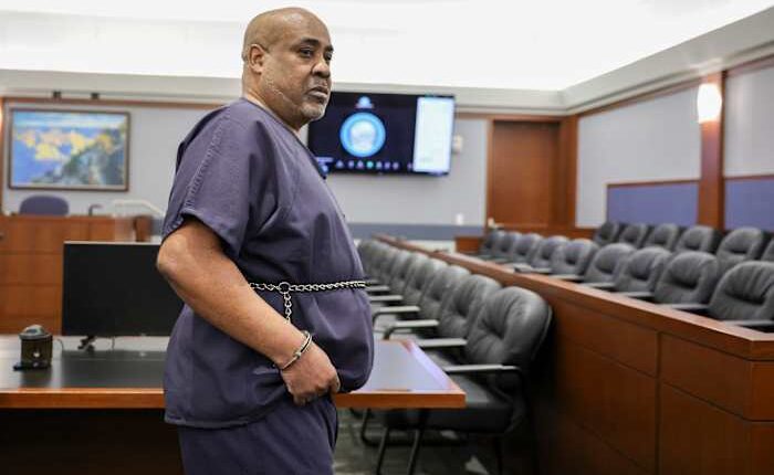 Suspect in Tupac Shakur killing is a no-show at a Nevada hearing on trial readiness