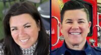 Suspect in fire captain murder fatally stabbed her husband