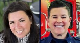 Suspect in fire captain murder fatally stabbed her husband