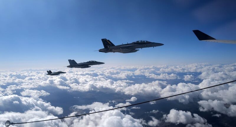 The fighter jets preparing the US and its allies for World War Three in the skies above Nevada