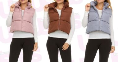 This Cropped Puffer Vest Always Earns Me Tons of Compliments — Now on Sale