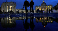 Thousands gather outside the Vatican to pray for Pope Francis' health