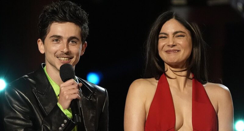 Timothée Chalamet laughs off flubbing his lines while presenting at 2025 SAG Awards: 'Shoulda done rehearsal'