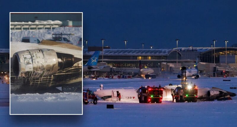 Toronto plane crash: Audio shows officials reacting to 'upside down and burning' Delta jet on tarmac