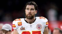 Travis Kelce Has Worst Super Bowl of His Career as Chiefs Lose in Blowout