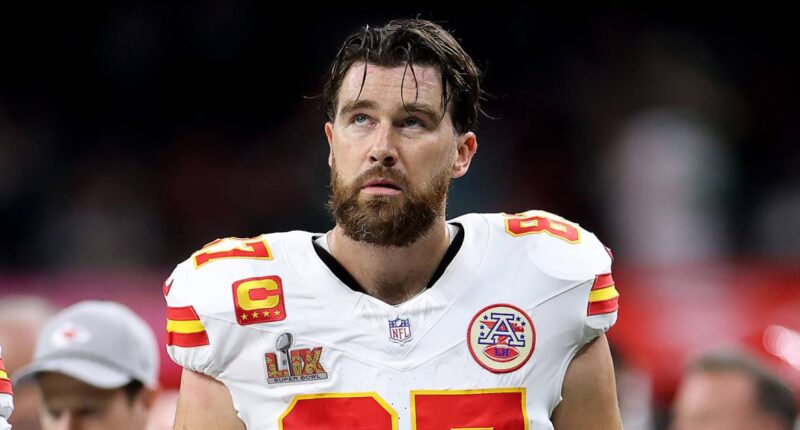 Travis Kelce Has Worst Super Bowl of His Career as Chiefs Lose in Blowout