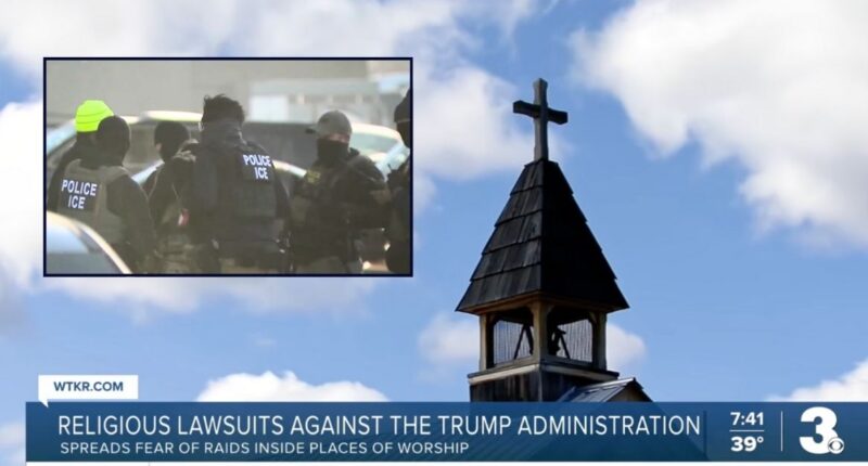 Trump ICE enforcement blocked at some places of worship