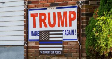 Trump flag in Massachusetts police station gym divides town as chief, official feud over its removal: report