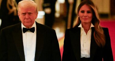 Trump pays heartfelt tribute to Melania at Governors' dinner as he drops playful hint about next president