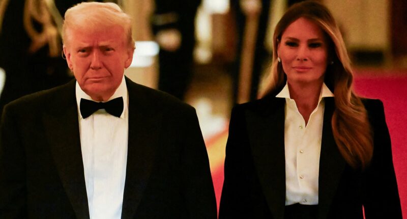 Trump pays heartfelt tribute to Melania at Governors' dinner as he drops playful hint about next president