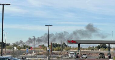 Two dead as planes COLLIDE in mid-air at Arizona's Marana Airport just days after Toronto disaster