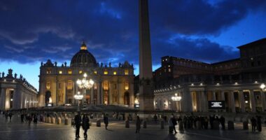 Vatican makes new plans for Ash Wednesday as worst is apparently over in pope's pneumonia battle