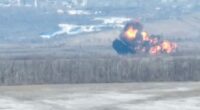 Watch moment Putin’s £11m Su-25 fighter jet is shot out of the sky before plummeting to ground in fireball explosion