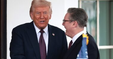 What an unlikely bromance! Donald Trump and Keir Starmer insist Special Relationship is alive and well despite tensions over Ukraine at historic White House summit