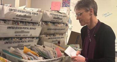 Woke bishop Mariann Budde returns with message of defiance one month after lecturing Trump at prayer service