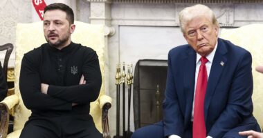 'I don't feel so special any more': Trump's sulky strop over King Charles' public love-in with Zelensky at Sandringham - days after Monarch invited US president for second state visit