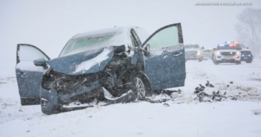 5 injured in car crash in Marengo, Illinois near North Union Road and Route 176 as snow impacts road conditions: officials