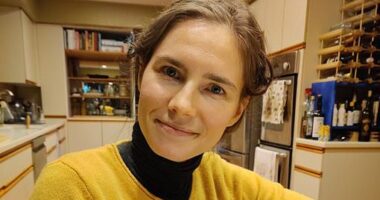 Amanda Knox says she was 'groped' by a prison guard and forced to strip naked while she was held over British student Meredith Kercher's murder 