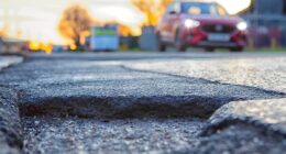 Average pothole-related repair costs 'hit record high' as craters trigger issues with car tech as well as punctures