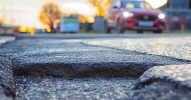 Average pothole-related repair costs 'hit record high' as craters trigger issues with car tech as well as punctures