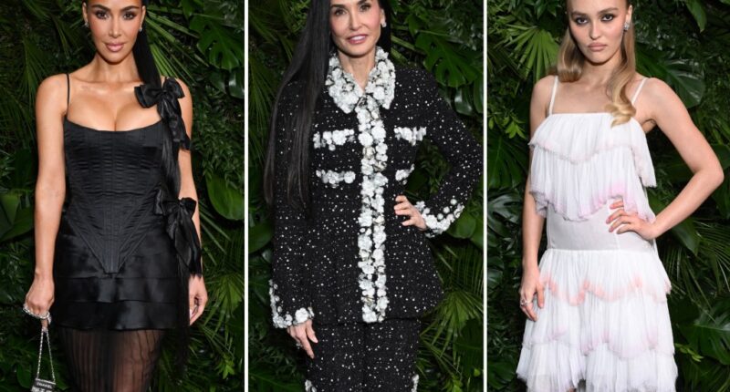 CHANEL and Charles Finch Pre-Oscar Awards Dinner 2025 red carpet: Kim Kardashian, Demi Moore, and more